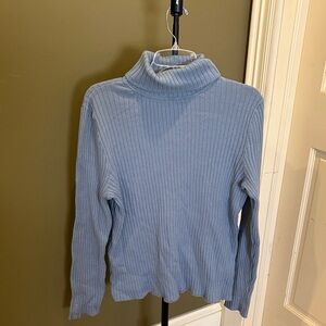 Croft & Barrow Light Blue Turtleneck Sweater